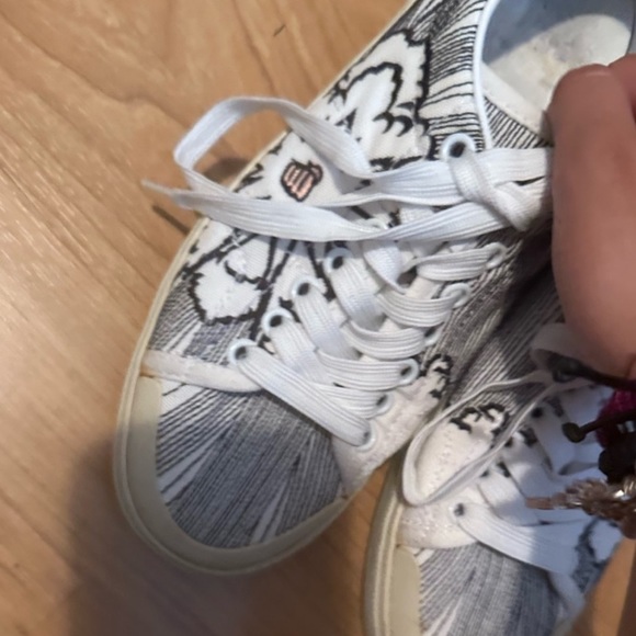 Saint Laurent cloth trainers size 5 - Picture 3 of 4